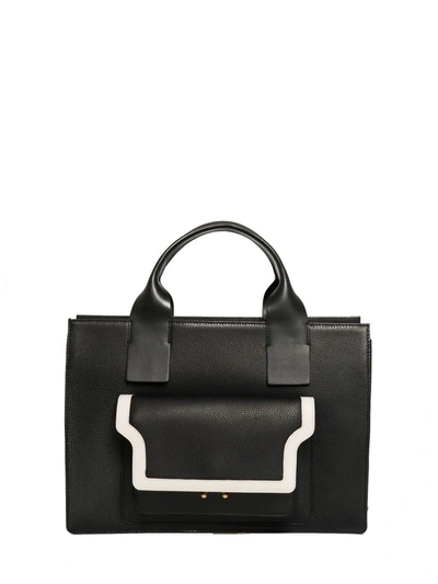 Shop Marni Bag In Black&white