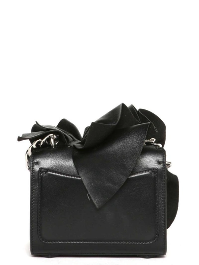 Shop Emilio Pucci Ruffled Handbag In Nero