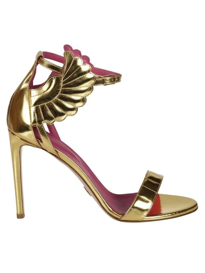 Shop Oscar Tiye Malikah Sandals In Gold