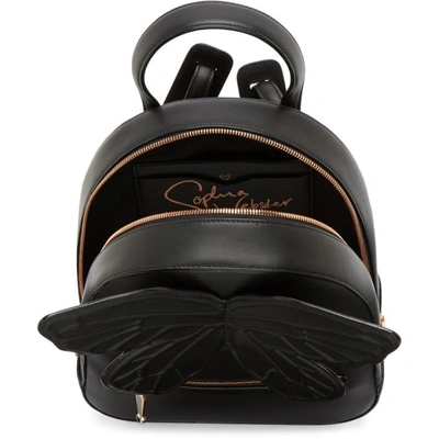 Shop Sophia Webster Black Kiko Butterfly Backpack