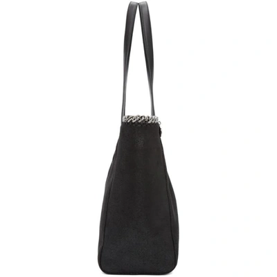 Shop Stella Mccartney Black East West Tote