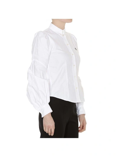 Shop Marc Jacobs Bishop Shirt In White