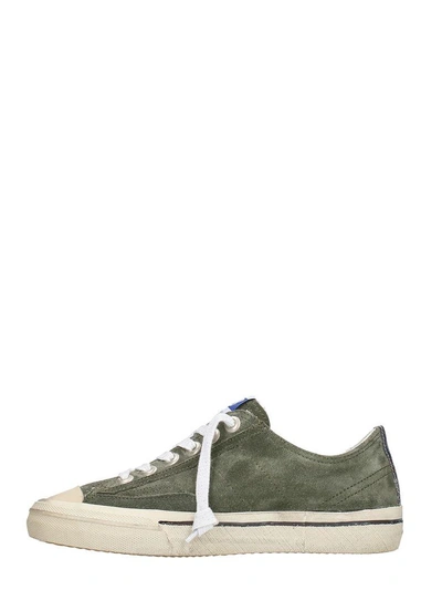 Shop Golden Goose V-star 2 Military Sneakers In Green
