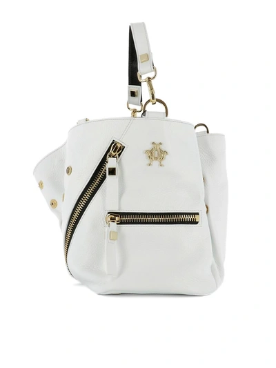 Giancarlo Petriglia White Leather Handle Bag