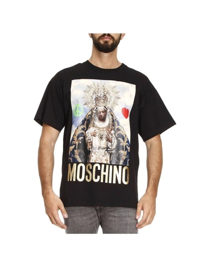 Shop Moschino T-shirt T-shirt Men  Couture In Black