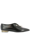 COLIAC BLACK LEATHER LOAFERS,CL630 CINDY BLACK