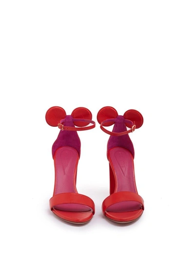 Shop Oscar Tiye Minnie Sandals In Red