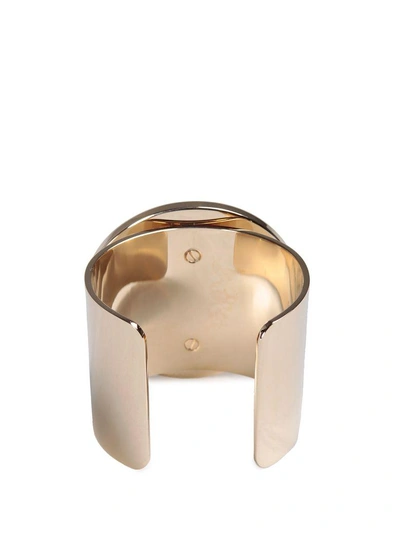 Shop Givenchy Geometric Round Bracelet In Oro