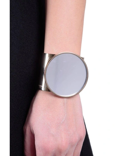 Shop Givenchy Geometric Round Bracelet In Oro