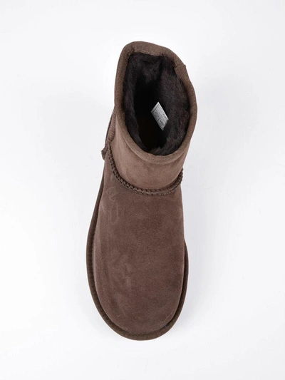Shop Ugg Classic Ankle Boots In Brown
