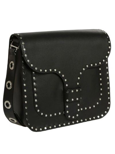 Shop Rebecca Minkoff Midnighter Messenger Shoulder Bag In Black