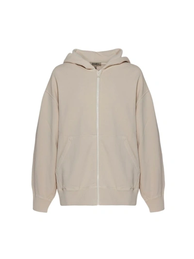 Yeezy Zipped Hoodie In Offwhite