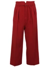 RED VALENTINO RED VALENTINO BELTED TROUSERS,NR3RB0V0 2EUL58