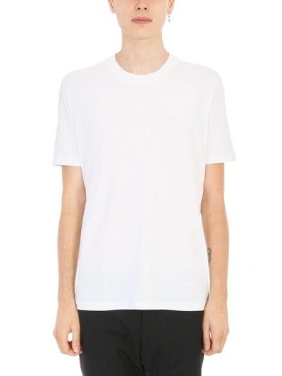 Shop Jil Sander White Basic Cotton T-shirt