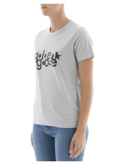 Shop Golden Goose Grey Cotton T-shirt