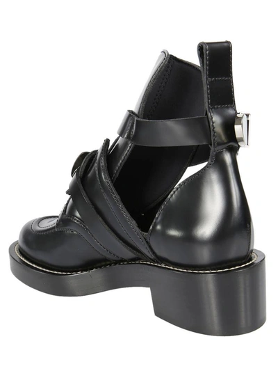 Shop Balenciaga Ceinture Ankle Boots In Noir