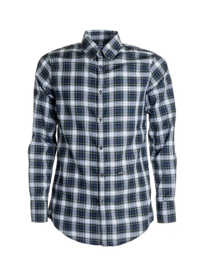 Shop Dsquared2 Checked Shirt In Multicolor