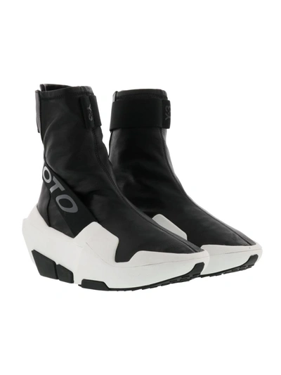 Y-3 Black High Top Trainers