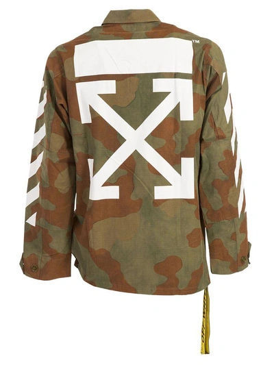 Shop Off-white Diagonal Jacket In All Over