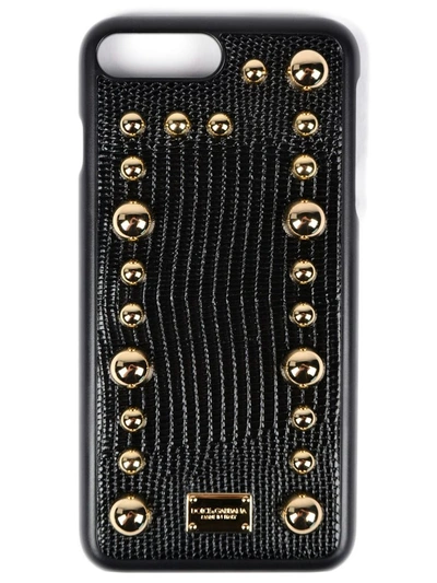 Shop Dolce & Gabbana Iphone 7 Cover In Black