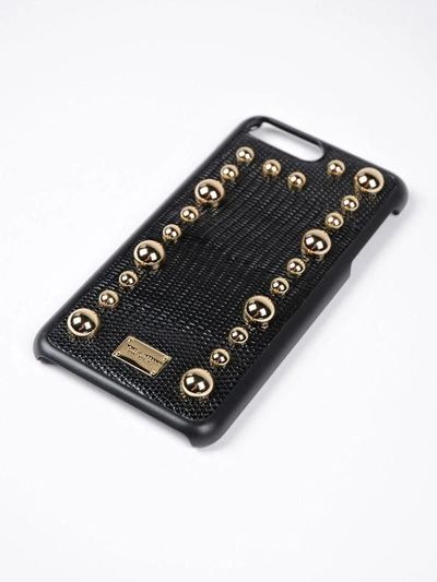 Shop Dolce & Gabbana Iphone 7 Cover In Black