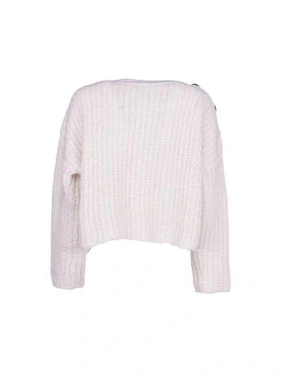 Shop Isabel Marant Free Sweater In Ecru