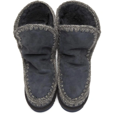 Shop Mou Navy Eskimo 24 Boots