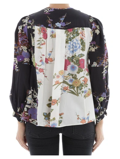 Shop Isabel Marant Multicolor Silk Shirt