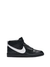 Nike + Riccardo Tisci Dunk Lux Chukka Leather High-top Sneakers In Black/white