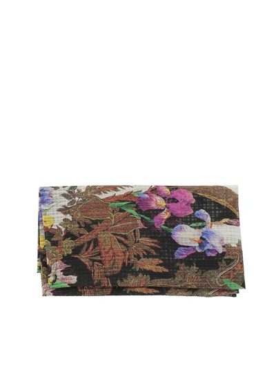 Etro Silk Foulard In Multicolor
