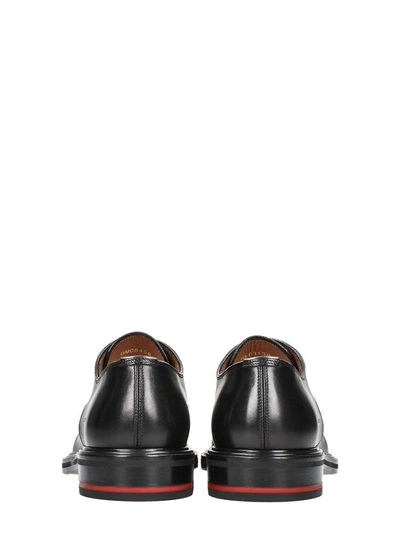 Shop Givenchy Lace Up Derby Shoes In Black