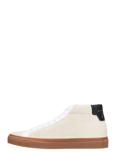 Shop Givenchy Urban Street Mid Light Beige Sneakers