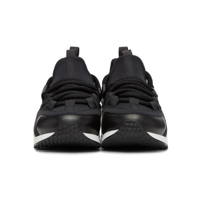 Shop Pierre Hardy Black Trek Comet Sneakers