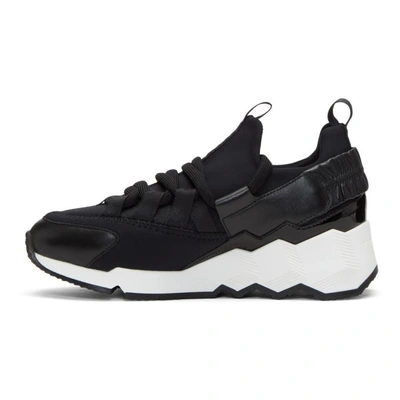 Shop Pierre Hardy Black Trek Comet Trainers