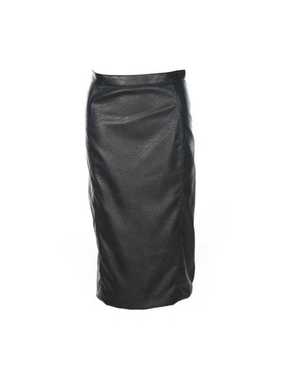 Shop Stella Mccartney Black Eco Leather Pencil Skirt