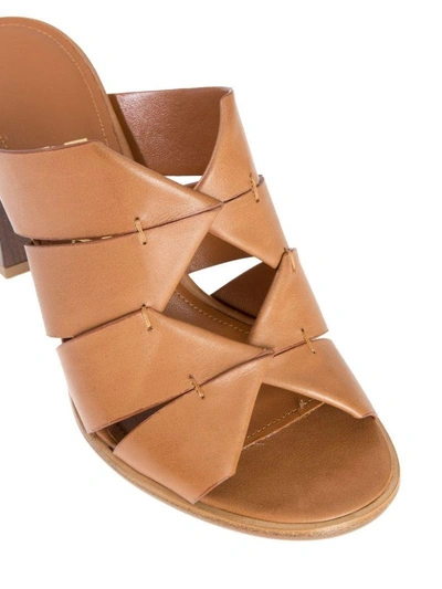 Shop Ferragamo Salvatore  Evelina Sandals In Brown