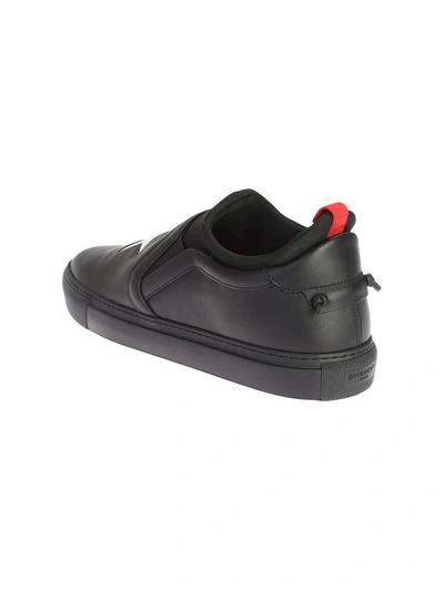 Shop Givenchy Leather Street Skate Sneakers With Star In Black