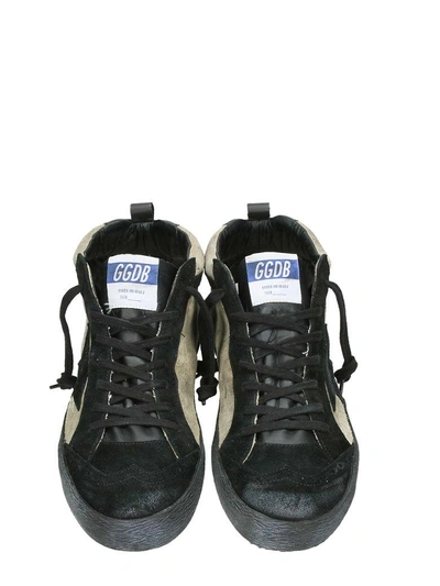 Shop Golden Goose Mid Star Camou/black Suede Sneakers In Camouflage