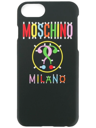 Moschino Iphone Cover In Black