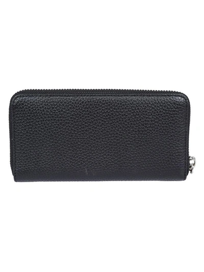 Shop Marc Jacobs Gotham Zip Around Wallet In Black