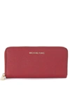 MICHAEL KORS WALLET IN RED CHERRY SAFFIANO LEATHER,32S3GTVE3L-CHERRY