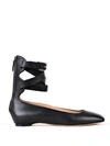 VALENTINO GARAVANI ANKLE STRAP BALLERINAS,MW0S0C65VNP 0NO