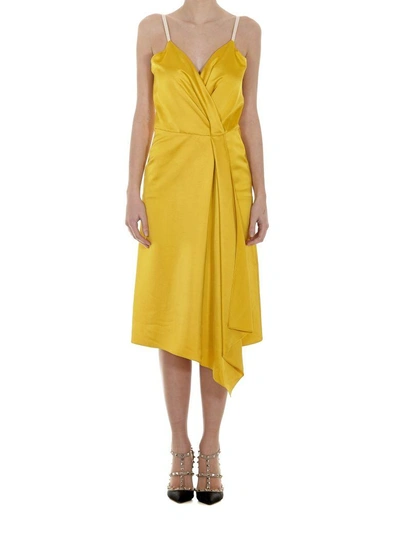 Shop Victoria Beckham Dress In Yellow