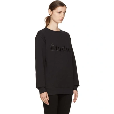 Shop Etudes Studio Etudes Black Etoile Logo Sweatshirt