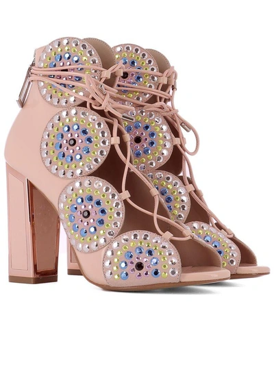 Shop Kat Maconie Pink Leather Sandals