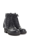 See By Chloé See By Chloe Katerina Foldover Combat Boot In Nero