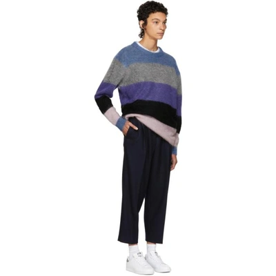 Shop Acne Studios Multicolor Striped Albah Sweater