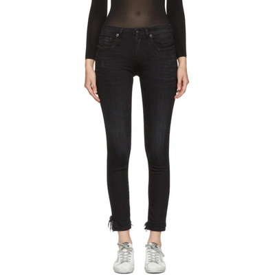 Shop R13 Black Alison Crop Jeans