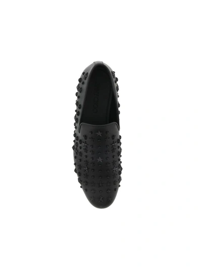 Shop Jimmy Choo Sloane Slippers In Black
