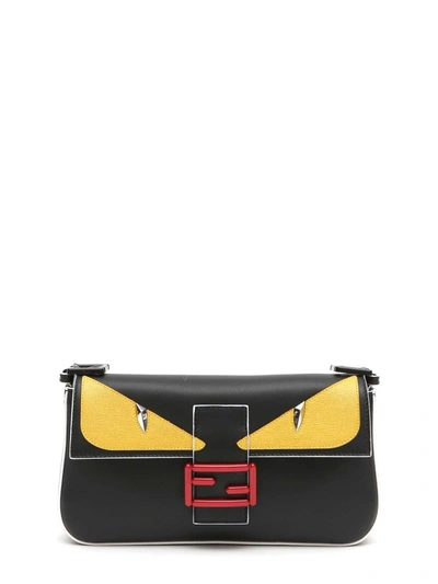 Fendi Bag Bugs Baguette In Black